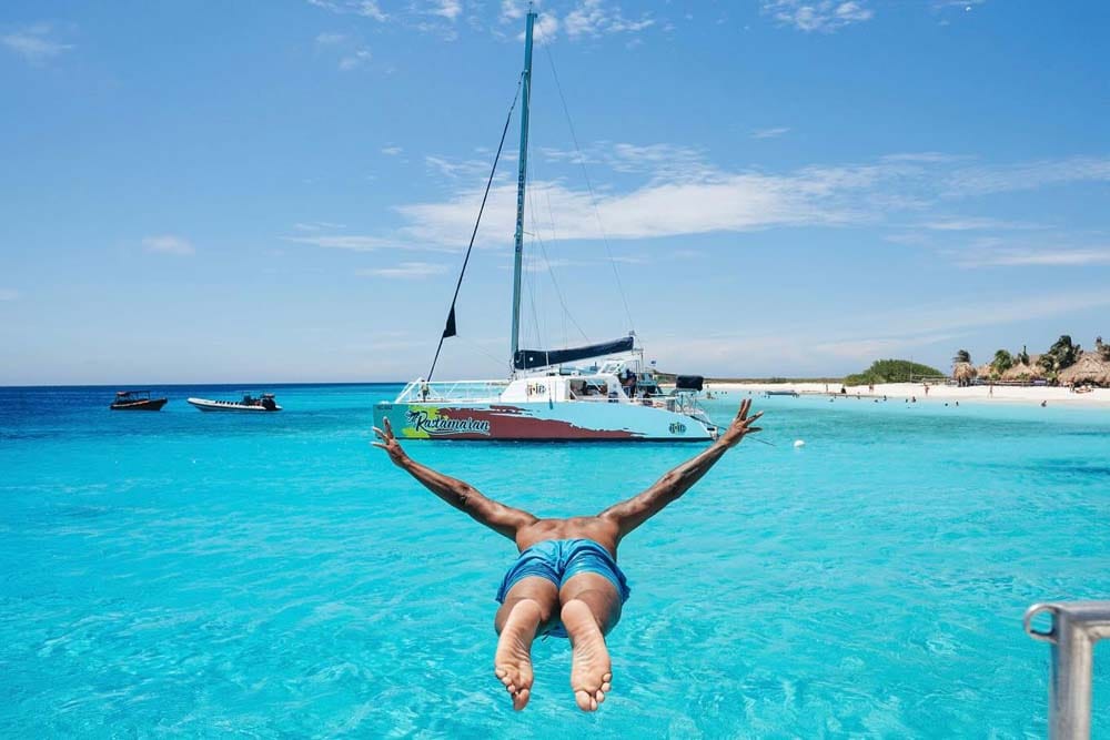 Klein Curacao <br>Catamaran Irie Tours