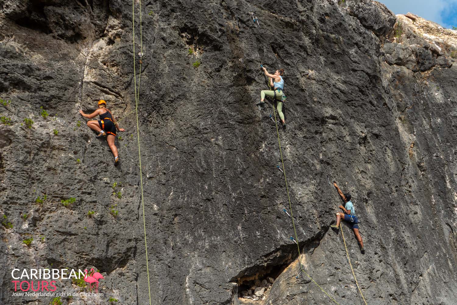Rotsklimmen op de Tafelberg