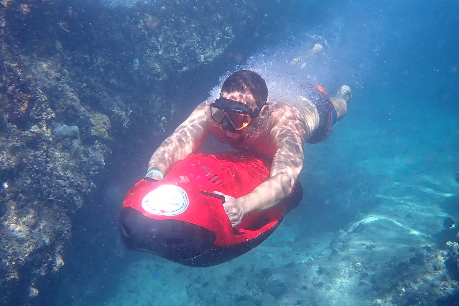 Seascooter Schildpadden Snorkeltour